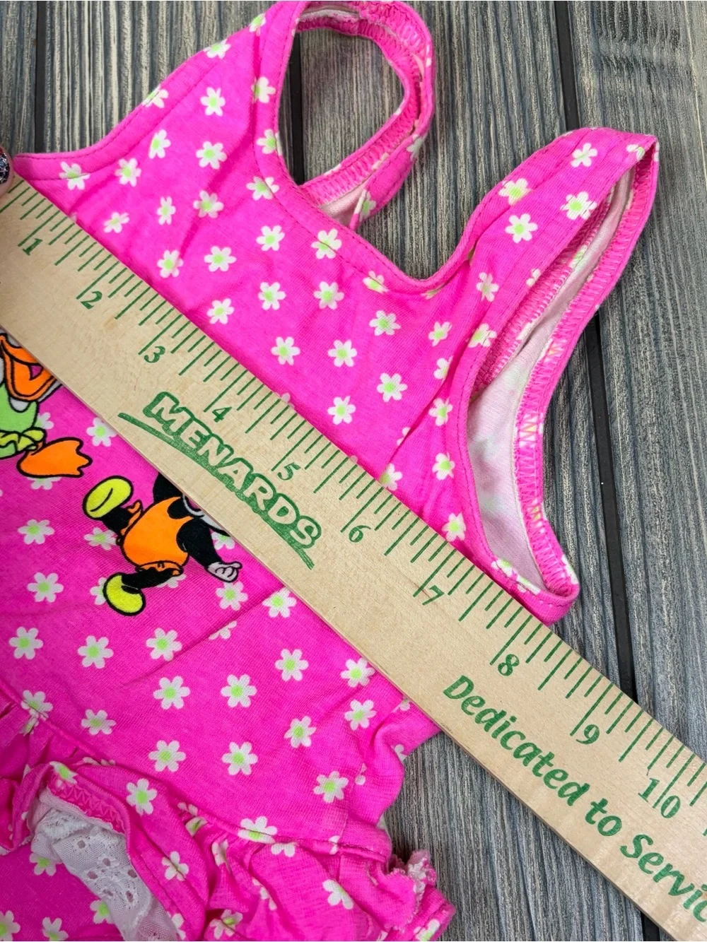 Vintage Y2K Swimsuit Lot Baby 12-18m Minnie Mouse